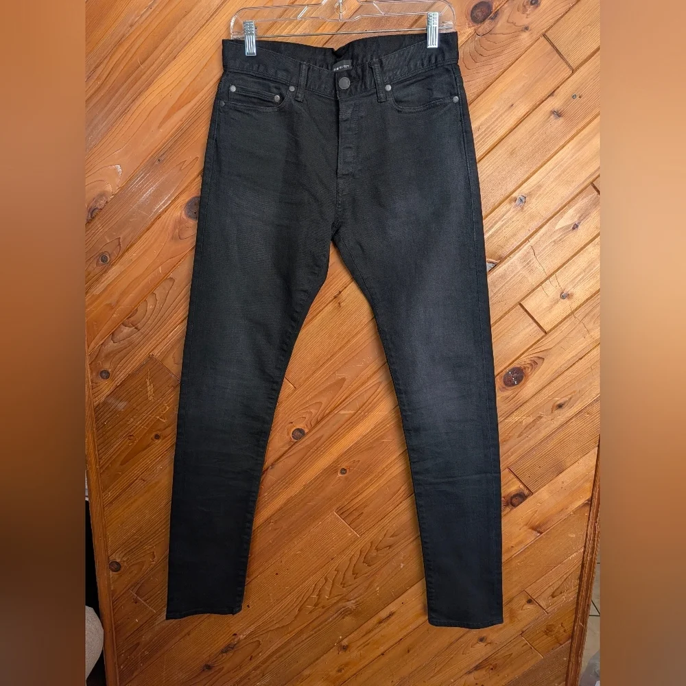 John Elliott Skinny Black Denim Jeans Size 29